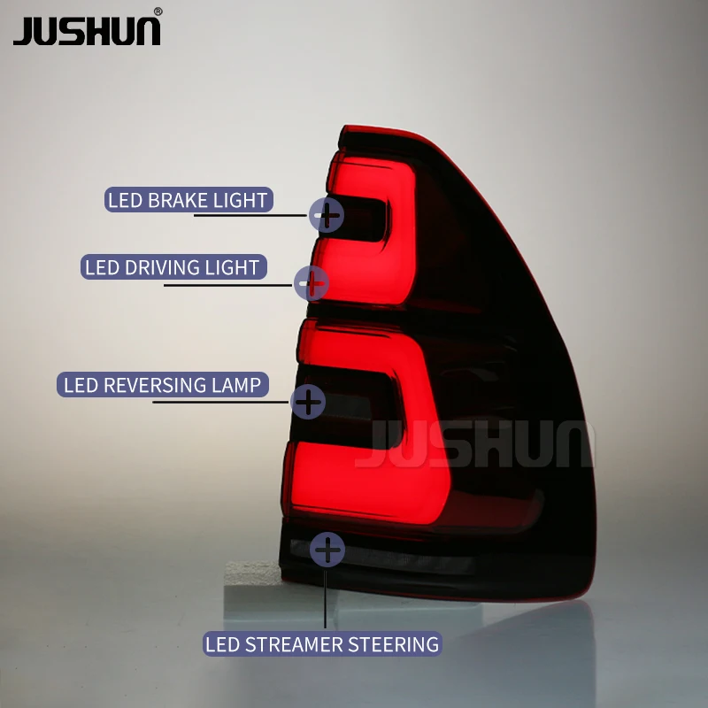 JS High Quality Led Tail Light Rear Lamp For Toyota Prado 2003-2009 Rear Lamp LED Modified Car Light