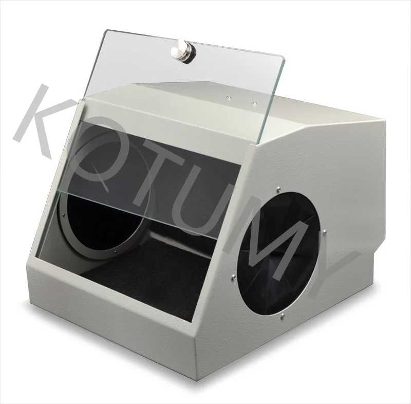 Dust Collection Box Sandblasting Powder Polishing Machine Protector Dust-Proof Case With LED Light Sandblasting Dustproof Box