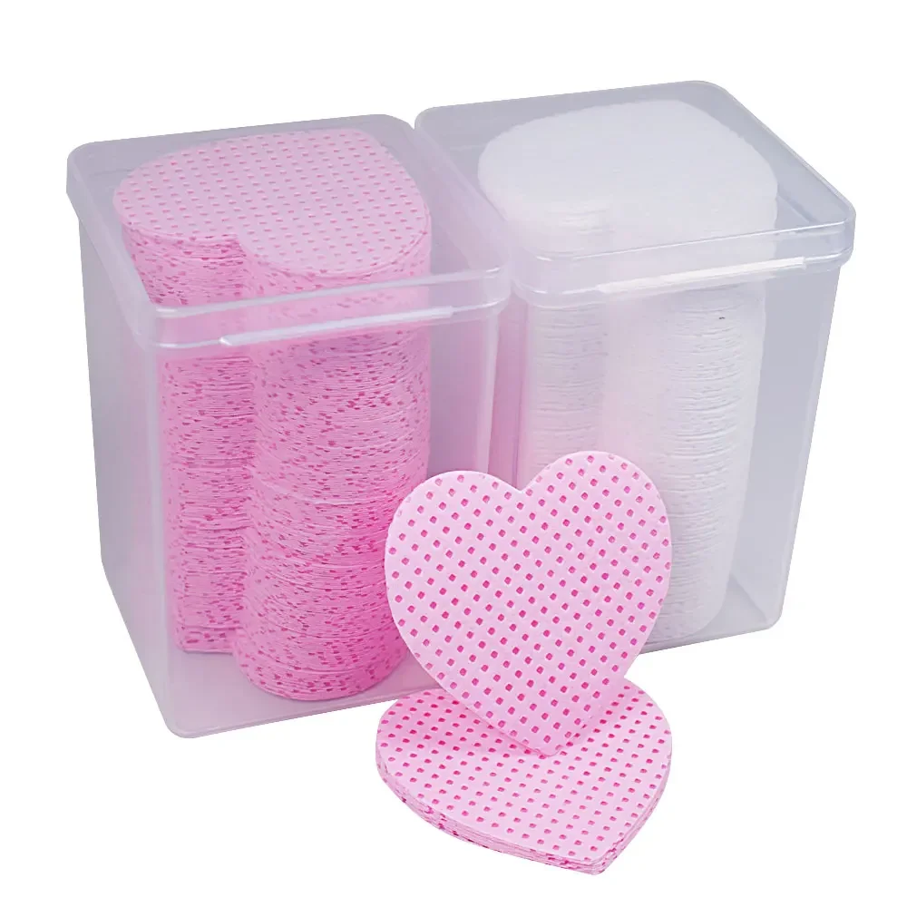 200pc Gel dissolvant de vernis à ongles lingettes nettoyant manucure dissolvant d'ongles non pelucheux coton lingettes nettoyant tampon de papier outil de maquillage en gros