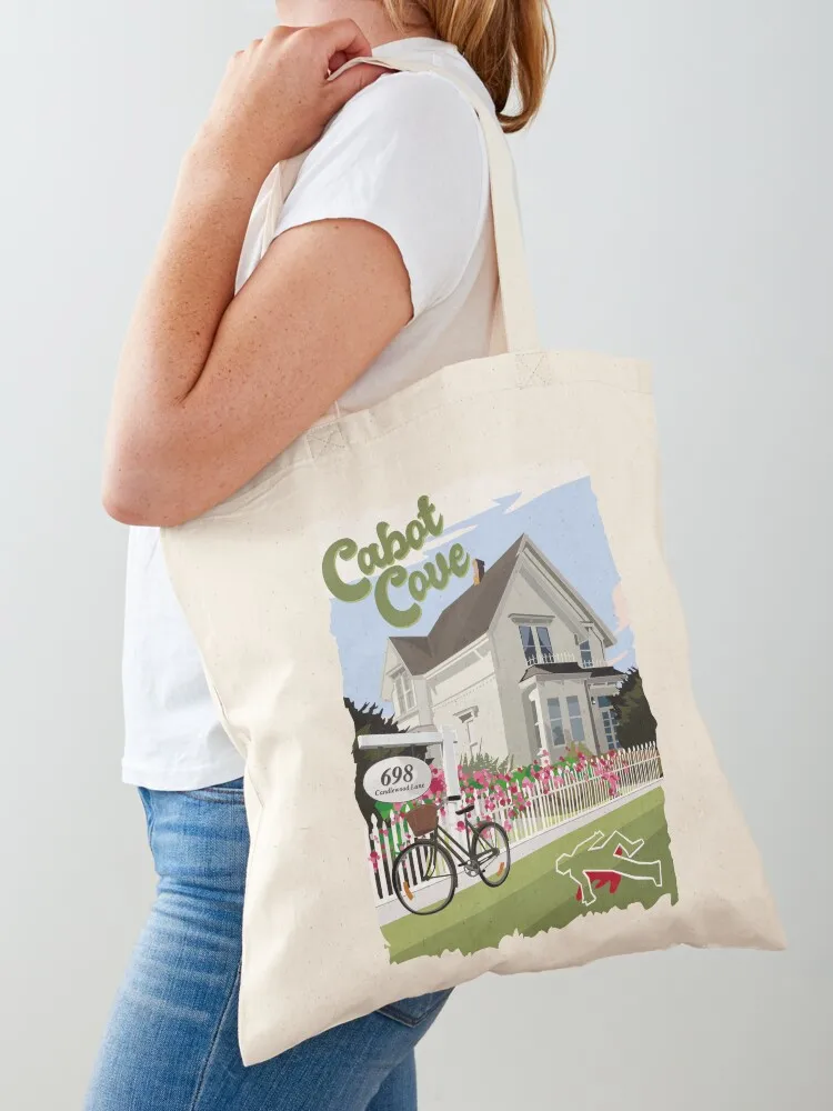 

Cabot Cove, Jessica's House Tote Bag woman shopping bag Fabric bag Canvas for women