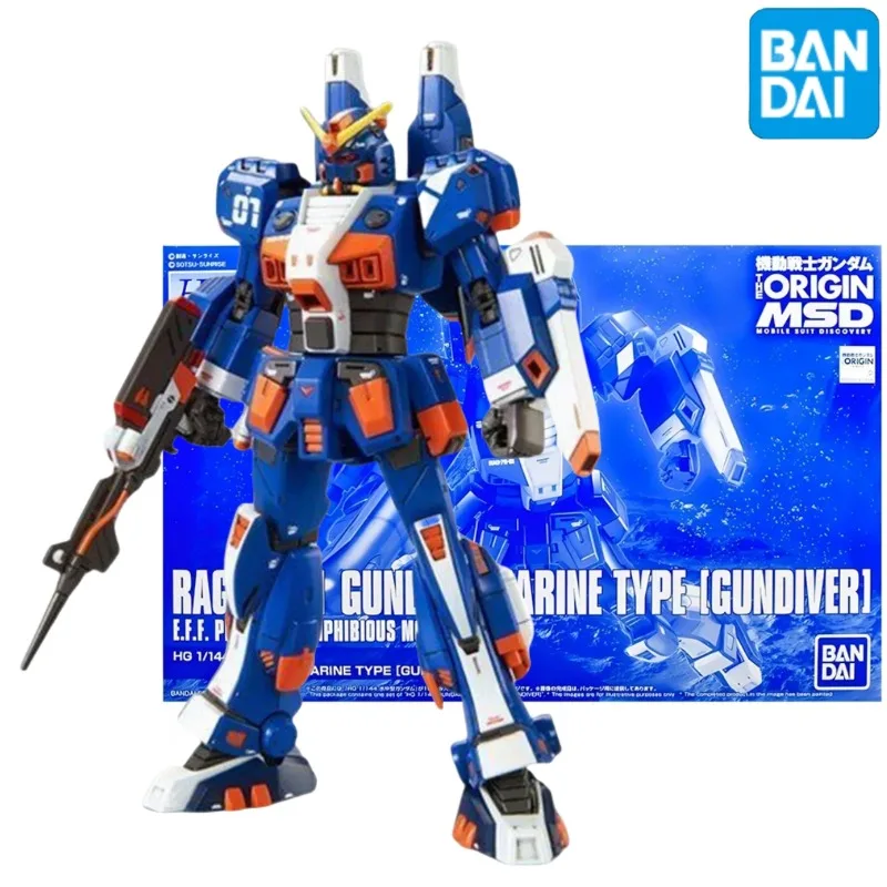 

Аниме модель Bandai, оригинальная Подлинная модель HG 1/144 RAG-79-G1 Gundam морского типа [gundiver], игрушки, экшн-фигурки, коллекционные подарки