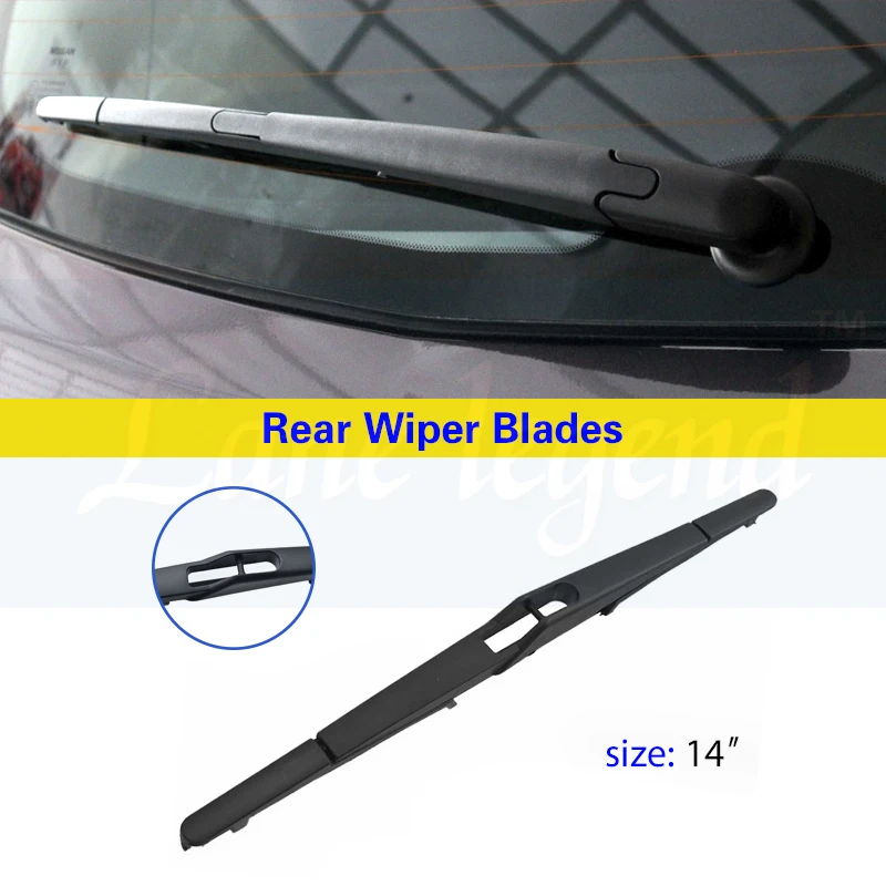 For Nissan TIIDA C11 2004-2012 Latio Versa Car Front Rear Wiper Blade Windscreen Windshield Window Washer U Hook Arm 24\