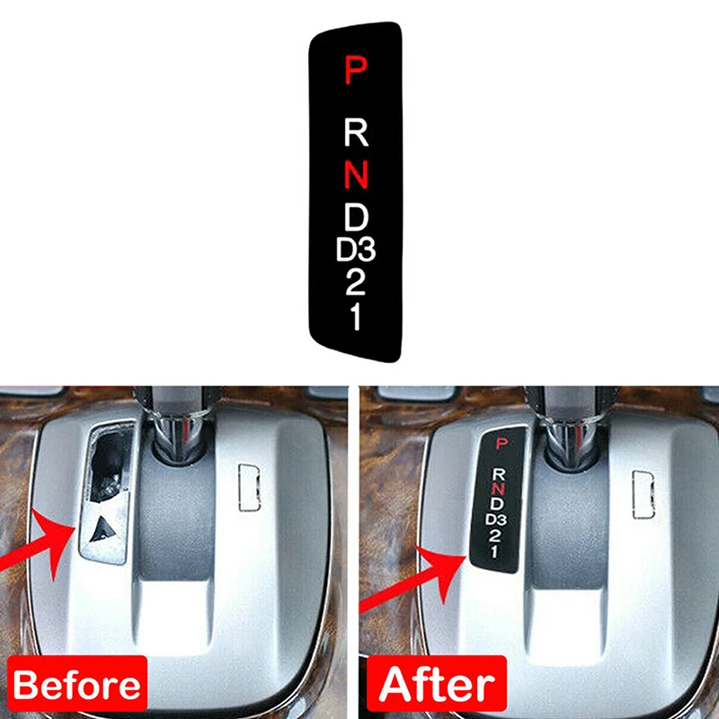 Left Hand Drive Car Interior Center Gear Stick Selector Display Panel Trim For Honda Accord Crosstour 2008 2009 2010 2011-2013