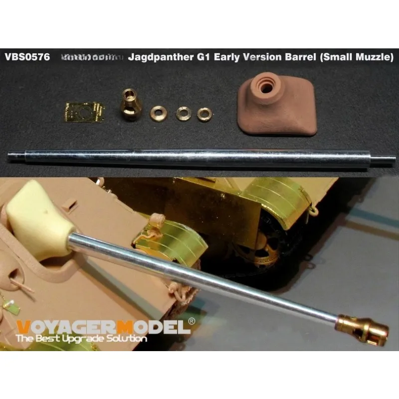 Voyager VBS0576 WWII Jagdpanther G1 Early Version Barrel（GP） Photo Etched Part (No Tank Model)