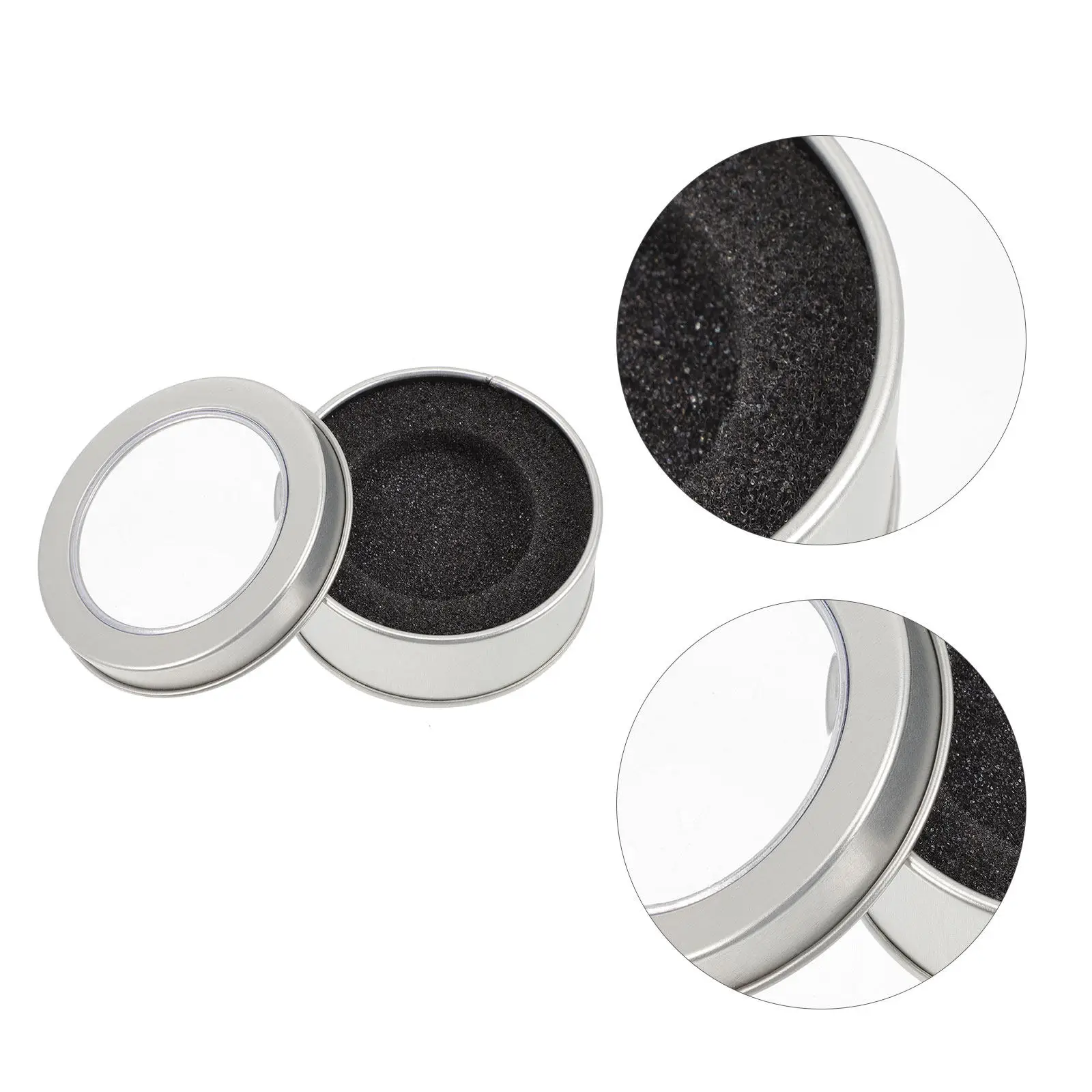 

Набор из 3 прозрачных органайзеров для монет: высококачественный материал, герметичный дизайн, защита от окисления, футляр для хранения коллекции монет, маленькая металлическая коробка