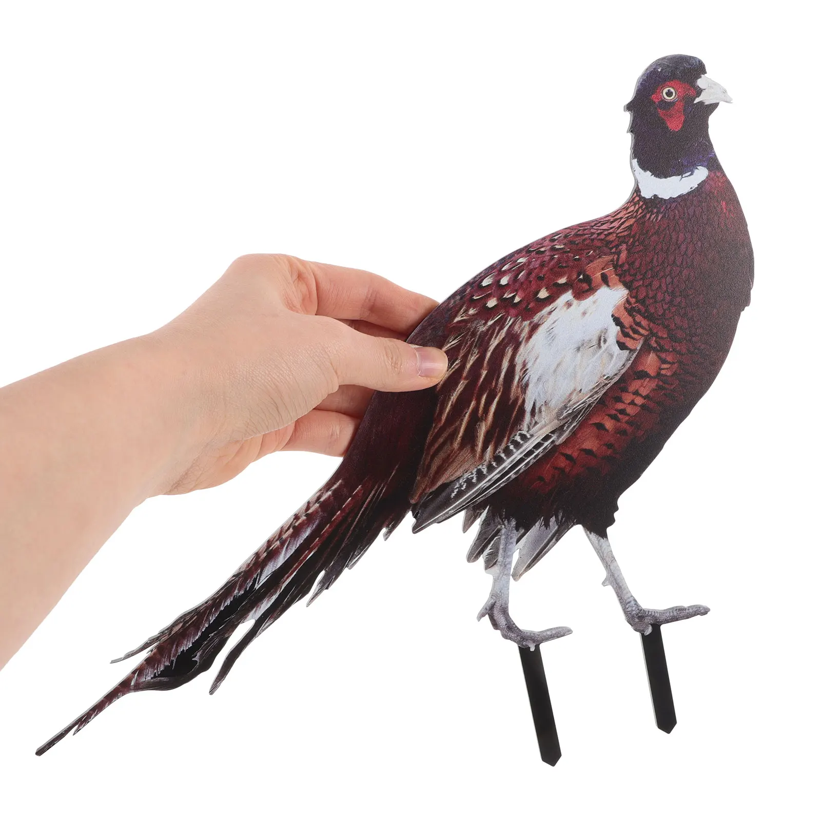 2 قطعة حديقة الدراج واقعية حصص نابض بالحياة الدجاج ساحة الفن في الهواء الطلق الحديقة الديكور فناء زخرفة تمثال الدراج #1