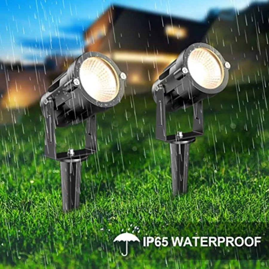 15W Low Voltage Landscape Lights 12 Pack LED Landscape Lighting Outdoor 12V Warm White LED Landscape Light Waterproof Garden Pa 3