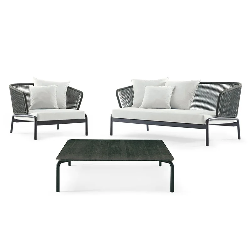 

Уличный диван, водонепроницаемый солнцезащитный крем, двор, открытый сад, диван из ротанга, стул из ротанга