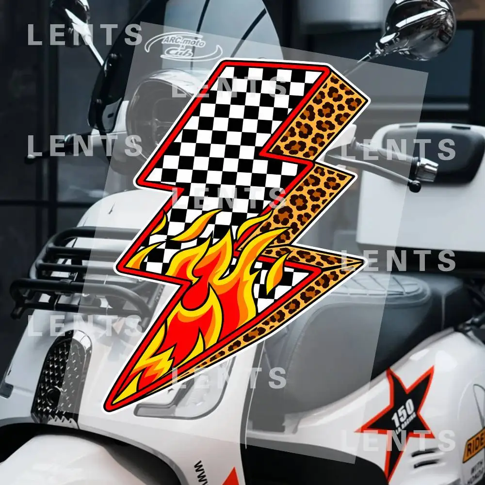 Lightning Bolt Shape Anime Character Stickers Set Waterproof Vinyl Decals For Laptop Water Bottle Helmet Skateboard Notebook