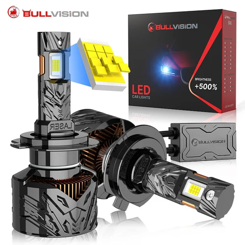 Imagen 1 del producto Luces de coche H4 H7 H11 faros Led CANBUS de alta potencia 24 Uds Chip CSP 300W haz alto/bajo 9005 9006 HB3 HB4 9012 HIR2 lámpara antiniebla 6000K