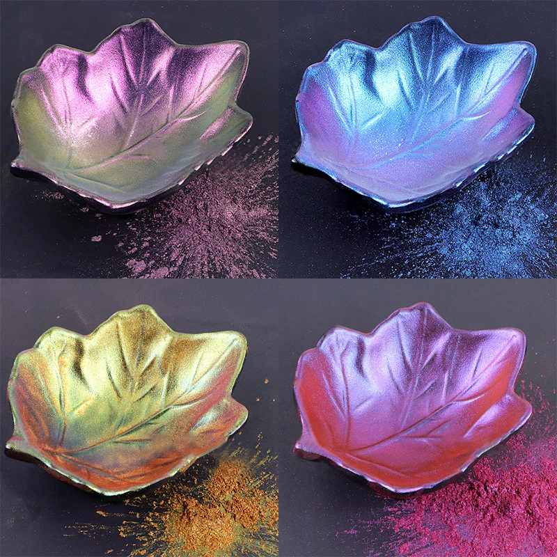 Chameleon Mirror Chrome Powder Magic Color Shift Pigment Dust For Nail Art Car Paint Epoxy Resin DIY Crafts Decoration