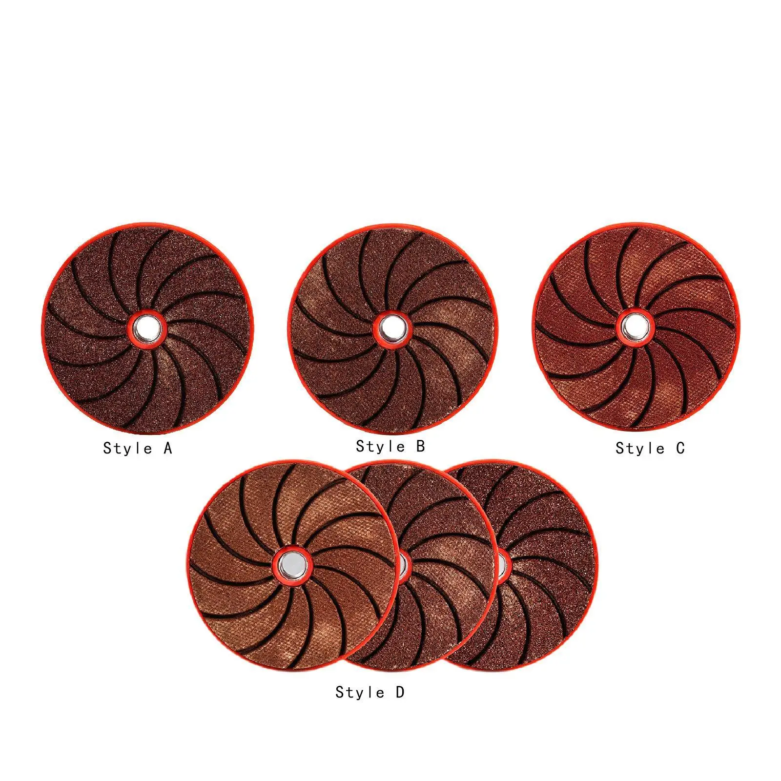 Angle Grinder Sanding Pad Attachment Emery Nylon Quick Debris Removal Heat Dissipation for Ceramic and Tile Work