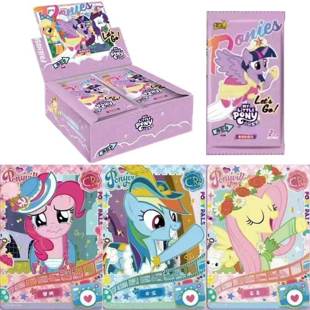 

KAYOU Genuine My Little Pony Card Friendship Eternal Card Fun Movie Pack Rare CR Cute Princess Collection Card Toys Gift