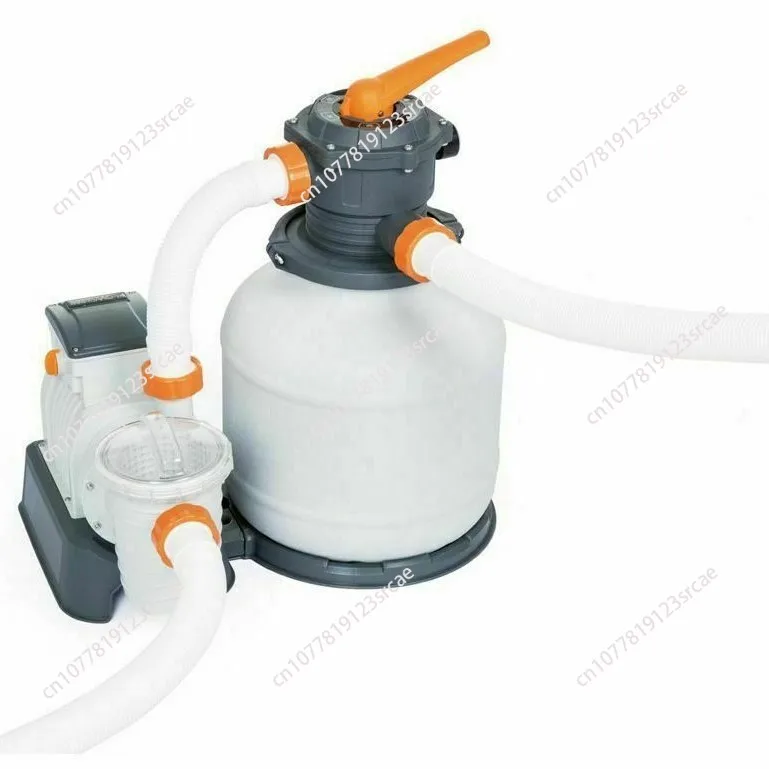 Pool Sand Filter Pump Large Swimming Pool Accessory Heater Drain Pump Ladder For Outdoor Backyard Family Water Pool Care Tools