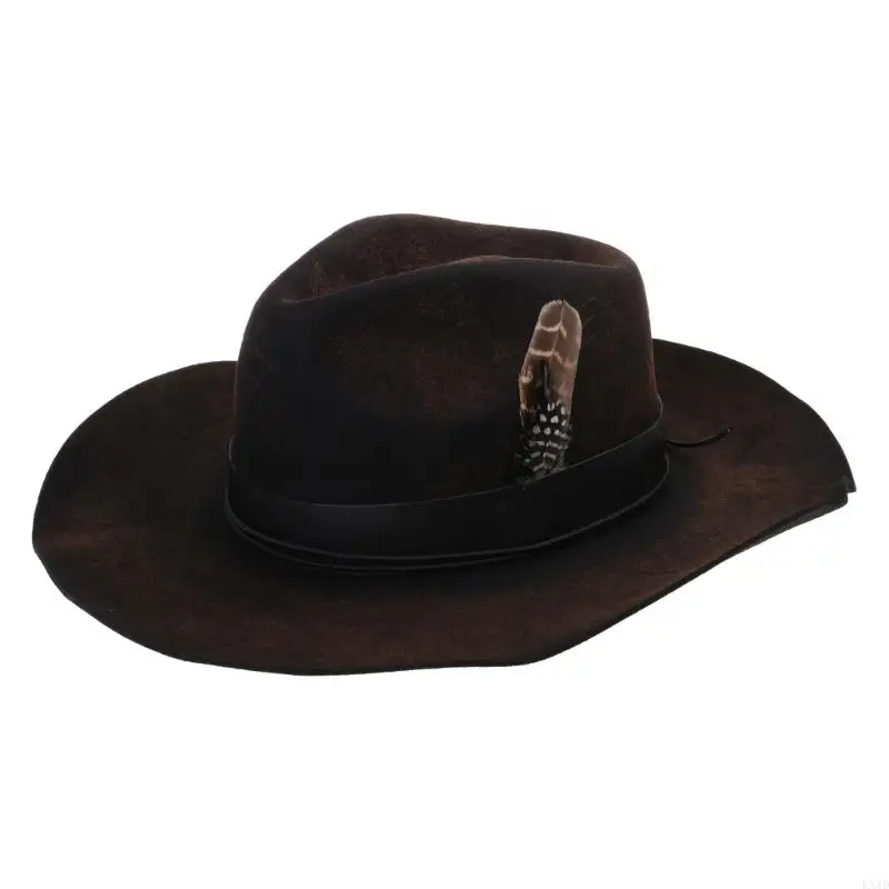 LXAD Fashion Wool Fedoras Hat Stage