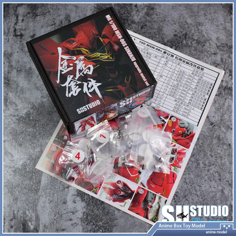 

Gundam SH STUDIO MG 1/100 MSN-06S SINANJU Special Etching Sheet Assembled Model Accessories