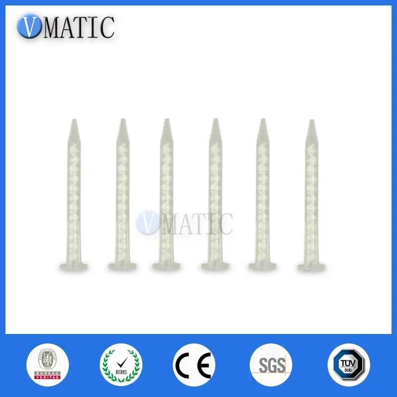 

Бесплатная доставка MA6.3-12S статический смеситель для клея AB, смесительная трубка, смесительная насадка для двухкомпонентной машины для смешивания жидкости, пистолет для клея AB