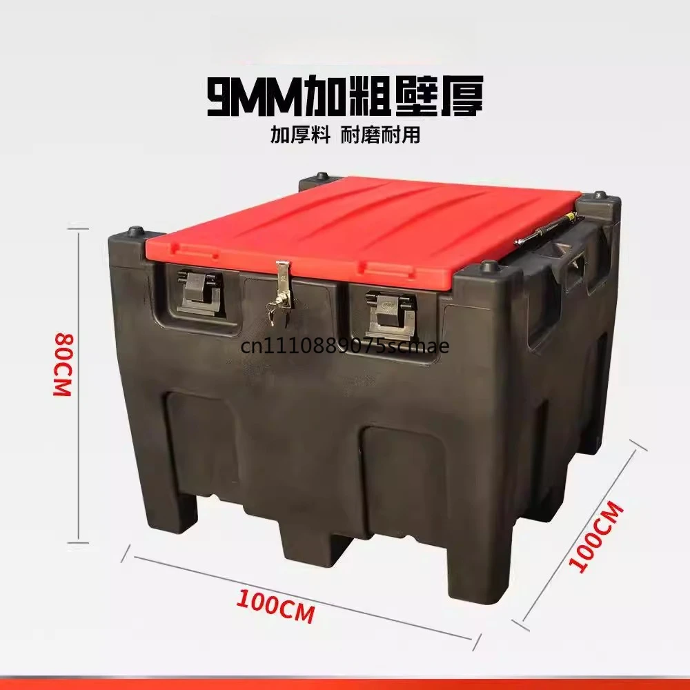 New 500L mobile gas station diesel oil pump oil storage automatic oil pump magnetic induction refueling machine