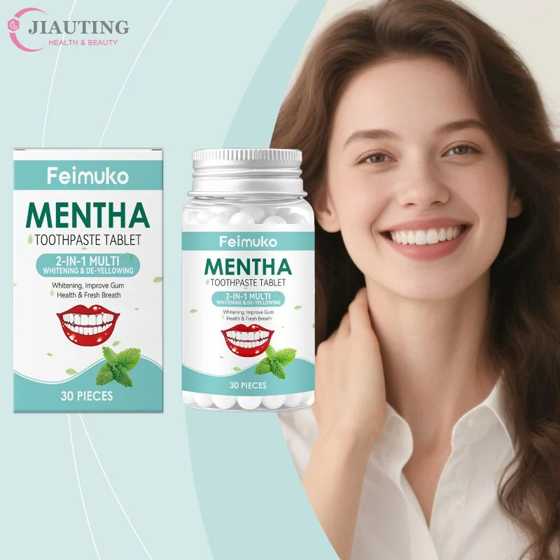 Mint Flavors Toothpaste Tablets Improve Bad Breath Remove  Stains Fresh Oral Hygiene Solid Toothpaste Tablet