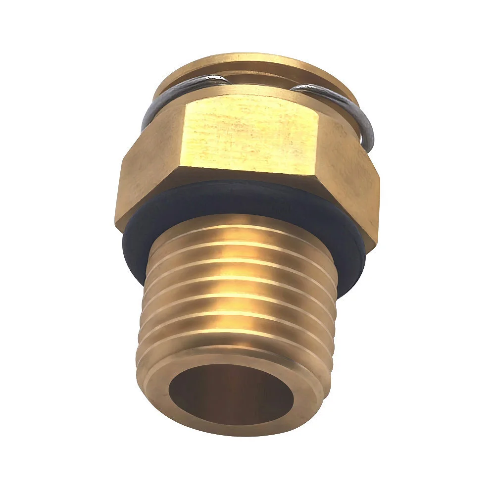 Limited Slip Differential Clutch Tube Fitting M10x1.0 Connector for GM Vehicles with Seal Rings & Clip Replacement Auto Part