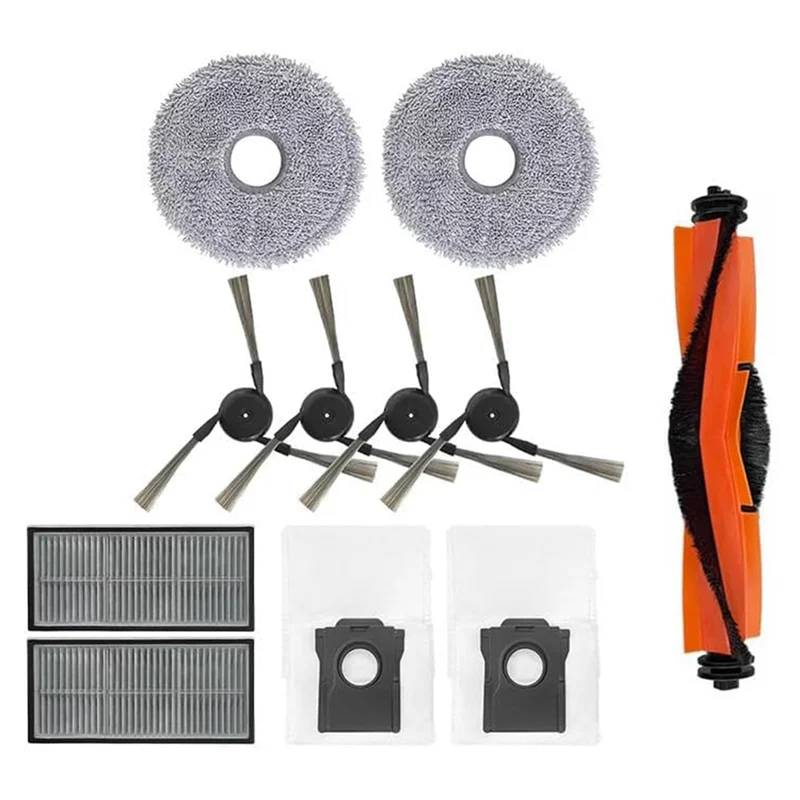 【Hot Cake】Для Dreame X40/X40 Pro/X40 Ultra Робот-пылесос Основная боковая щетка Hepa-фильтр Швабра Тканевые мешки для пыли Замена пар