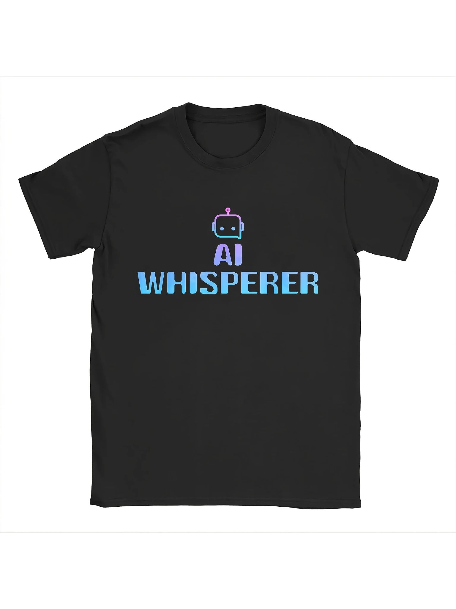 Men's T-shirt, AI Whisperer Theme - Cool Design for Tech Lovers and Artificial Intelligence Fans  Loose-fitting, Casual  Shirt