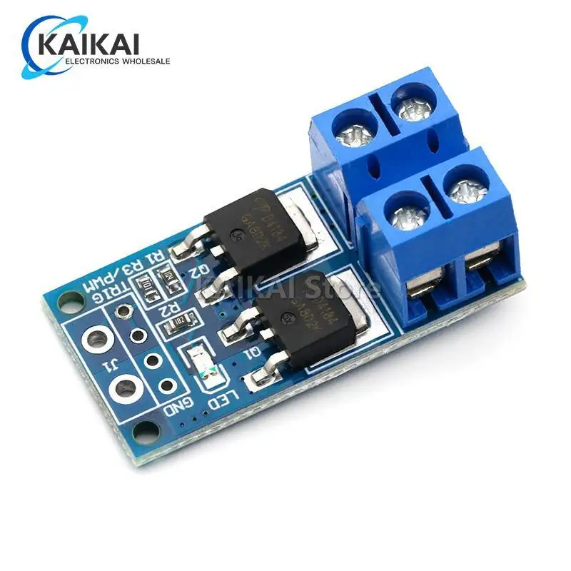 15A 400W MOS FET Trigger Switch Drive Module PWM Regulator Control Panel