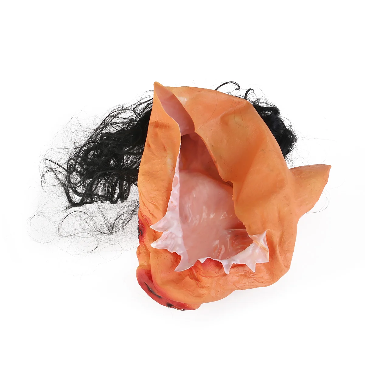 The Prop Halloween Creepy Animal Scary Pig Head & Hair Emulsion Party