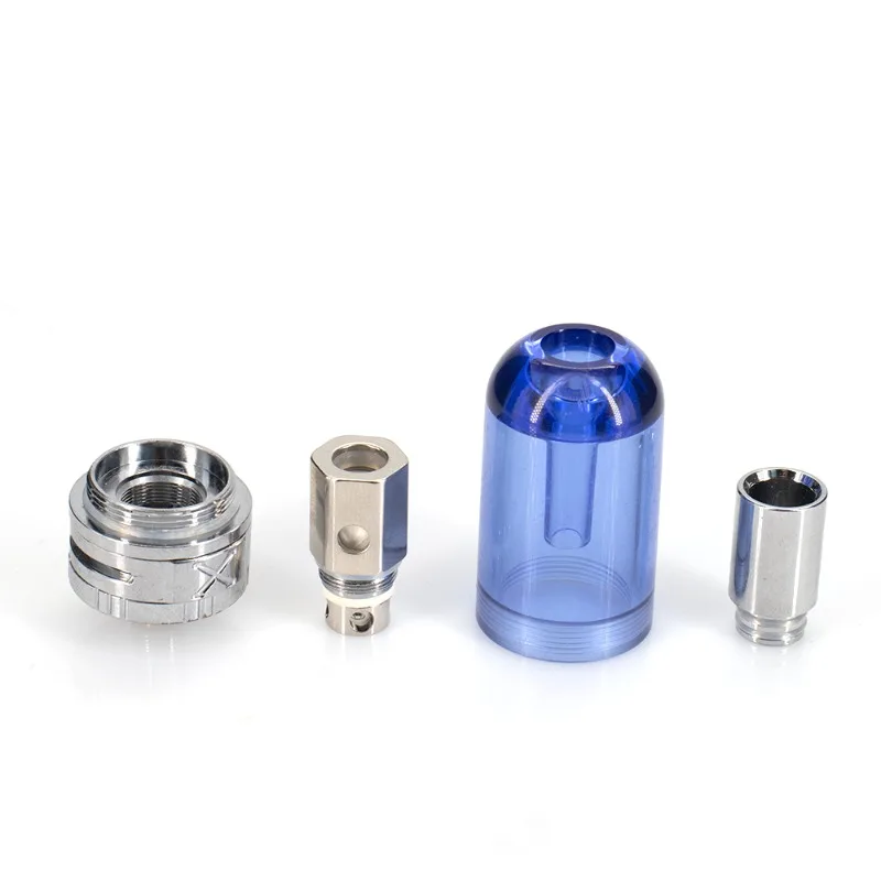 5pcs/lot S22 Rebuildable Atomizer 22mm 4ml 510 Thread Glass Vape Tank Bottom Refill E-cigarette Vape Pen Vaper Atomizers Smoke