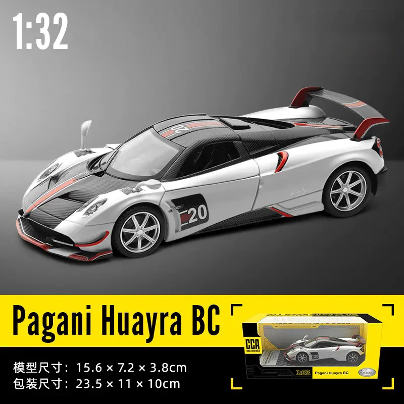 Cca 1:32 pagani huayra bc Simulation Legierung Druckguss Modell Display unten Auto Modell Sitz Set Sammlung Geschenk