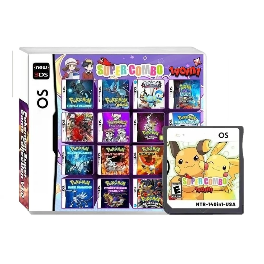 โปเกมอน 140-in-1 ซูเปอร์คอมโบ  - Retro Gaming Gif บทวิจารณ์และราคา