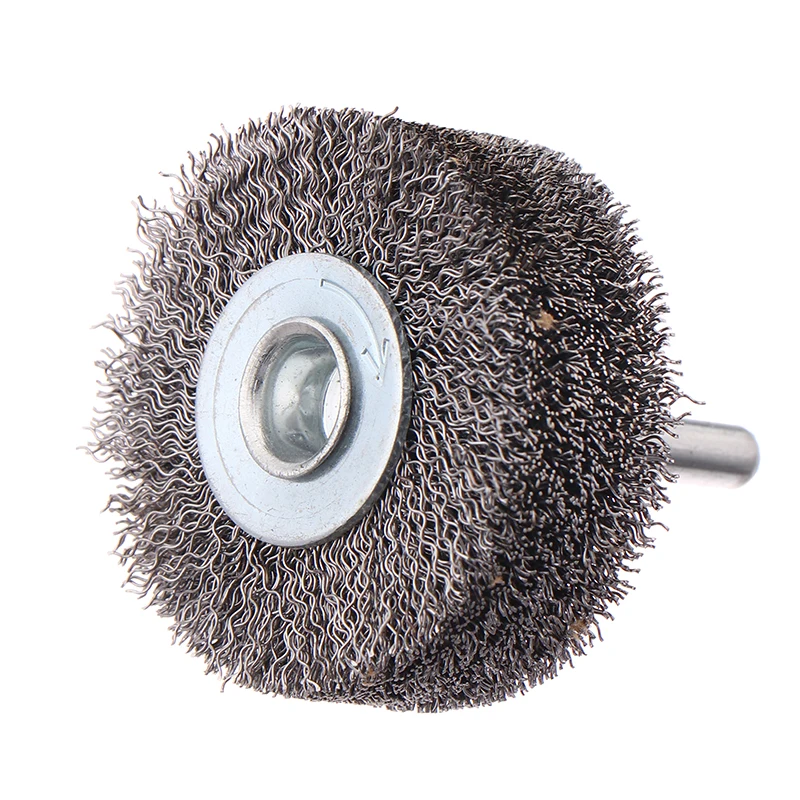 

Professional Stainless Steel Wire Brush Wheel 2" 50mm - Rotary Polishing Tool For Metal Rust Removal, Edge Grinding, Deburring