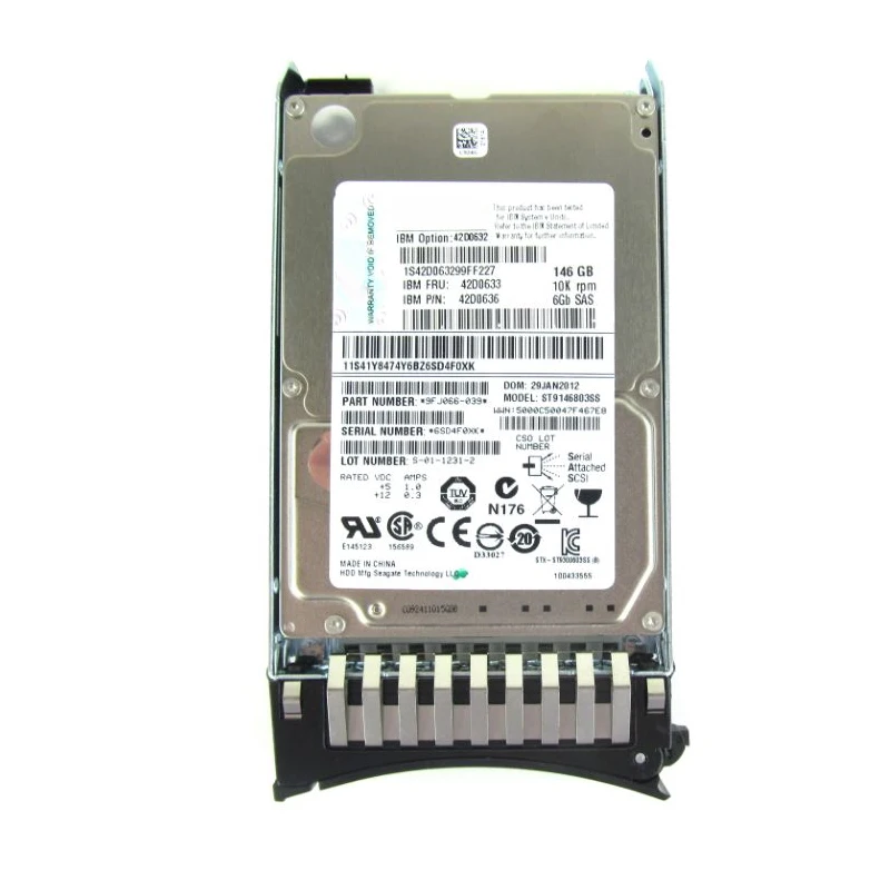 100%New In box  3 year warranty  42D0767 42D0768 2TB 2T SAS 7.2K 3.5