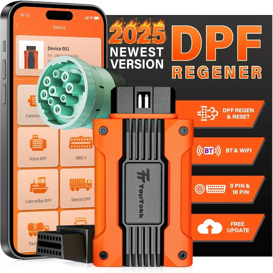 

For DPF Reset and Regeneration Tool Compatible with Caterpillar Engines Emergency Regeneration and DPF Error Code Clearing Idea