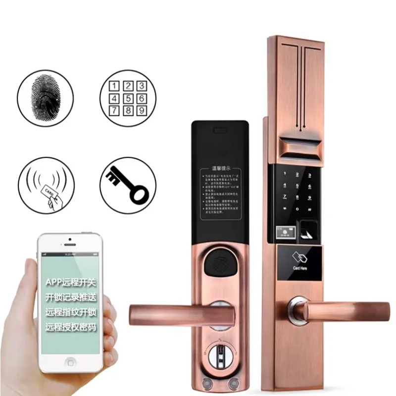 Smart WiFi Deadbolt Automated Door Locks Remote Control App Safe Smart Lock for Home