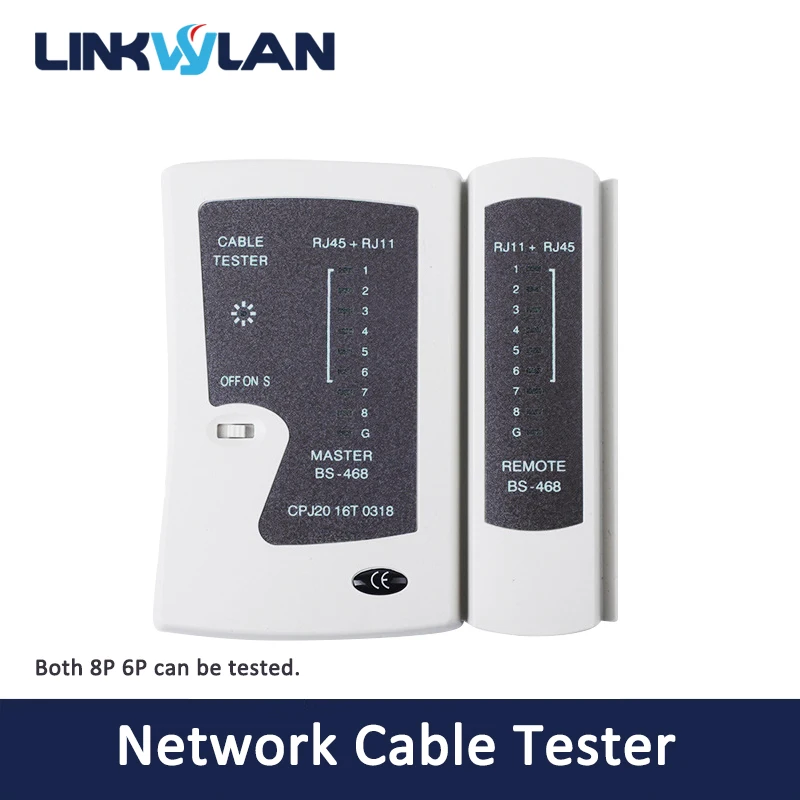 Linkwylan Network Telephone RJ11 RJ45 Cable Tester  Upgraded Design with Fast Slow Two Scan Models