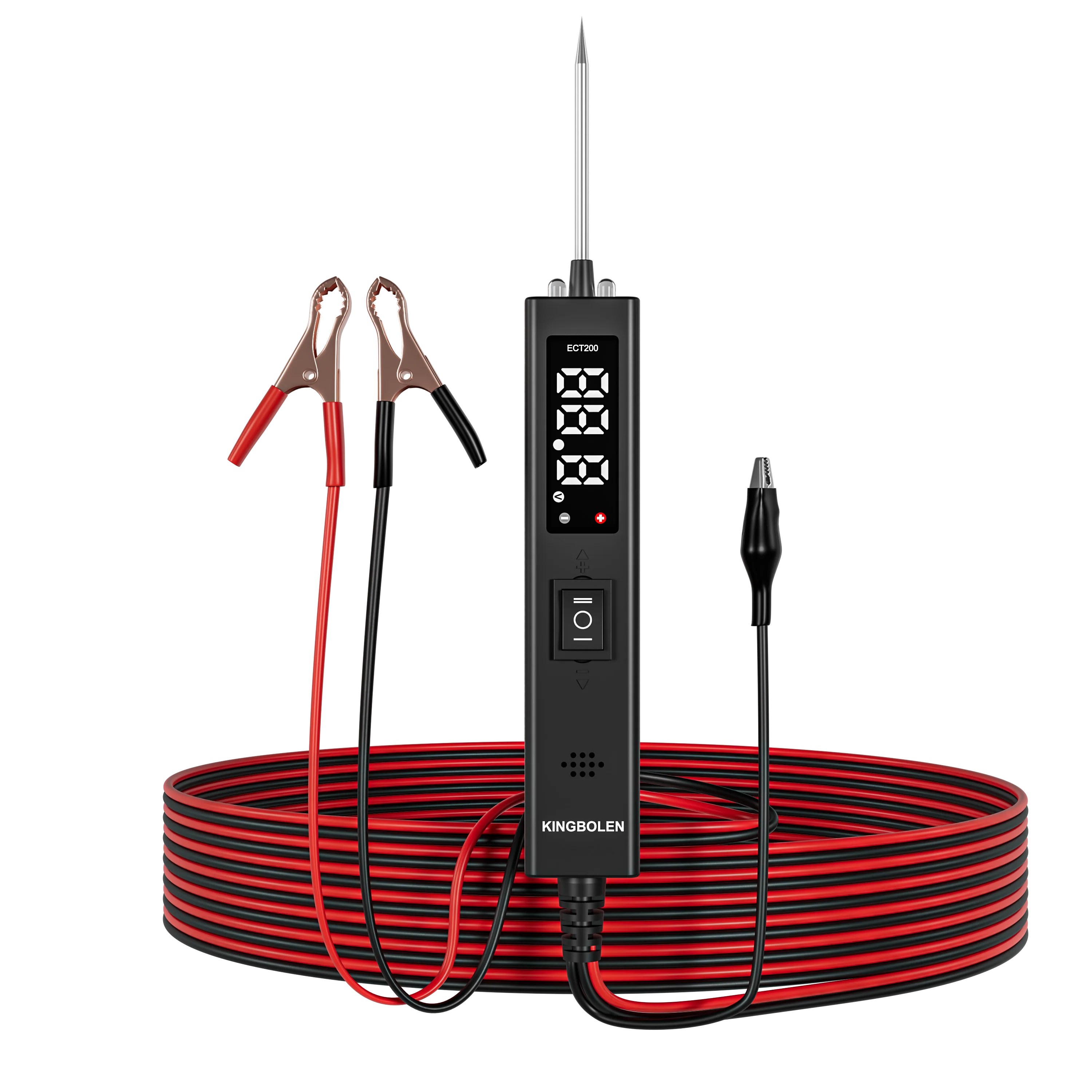 ECT200 car Circuit Tester Diagnostic Tool Car Electrical System Short Tester 8V-32V DC LCD Flashlight Component Activation Test