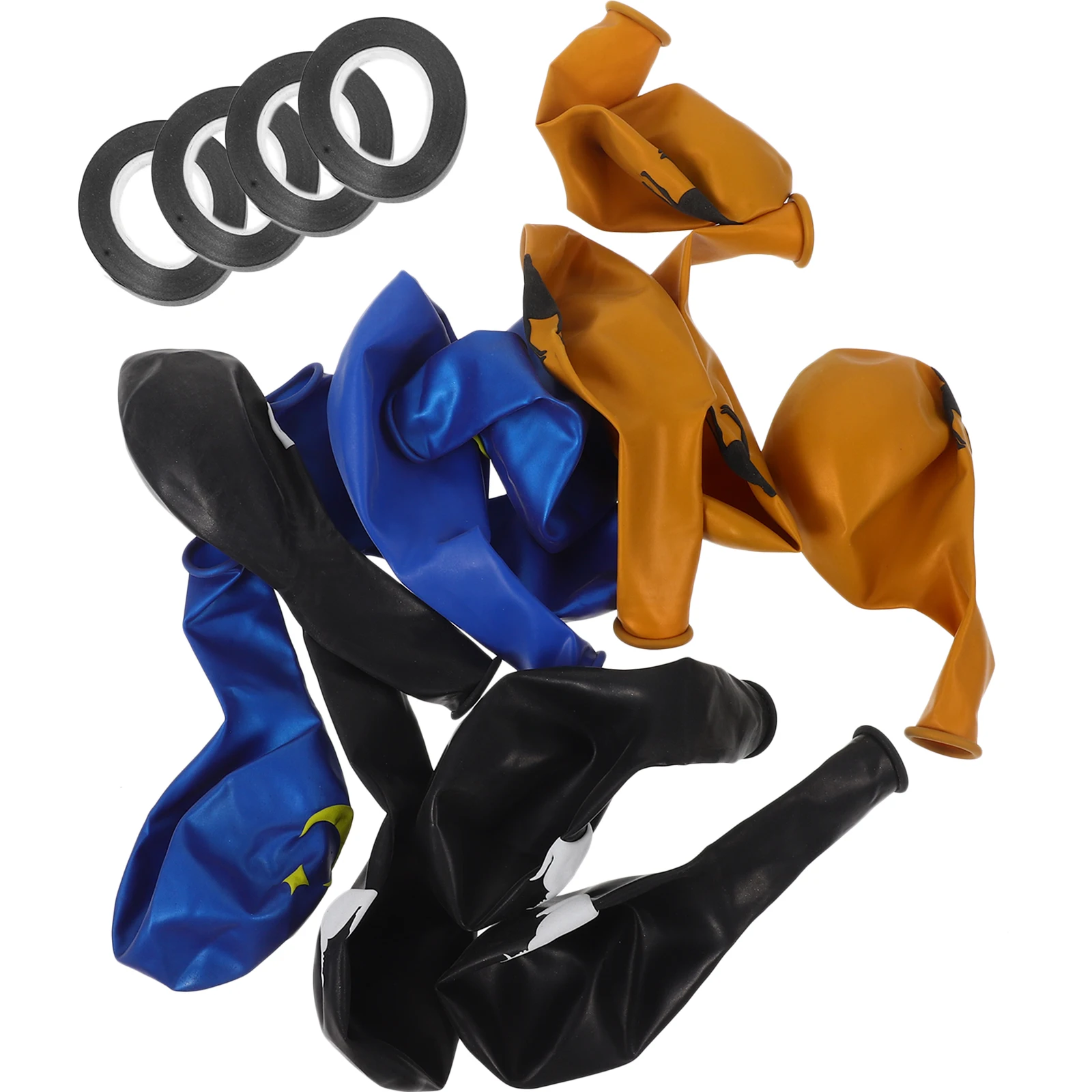 

1 set Party Decoration Balloons Eid Mubarak Theme 30 Balloons 4 Ribbons R om Colors Festive Kitchen Fireplace Front Door