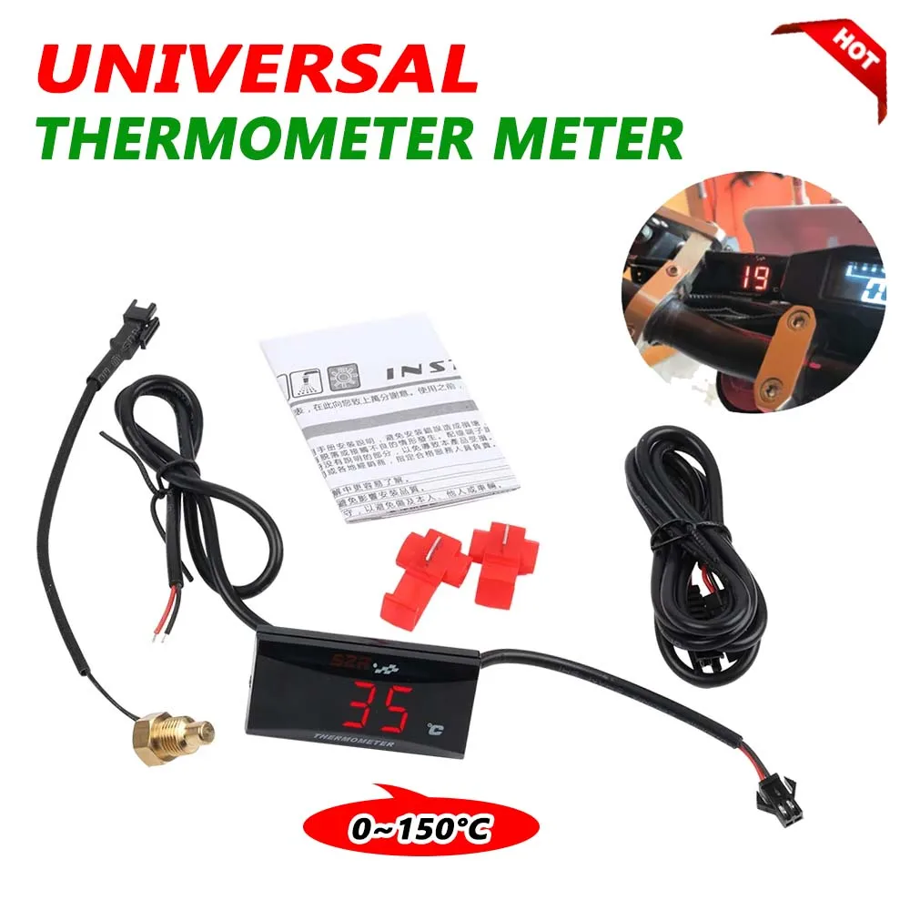 

Motorcycle Thermometer Water Temperature Mini Meter for XMAX 125 250 300 400 NMAX 250 TMAx530 CB500X PCX125 MT07 MT09 C400GT