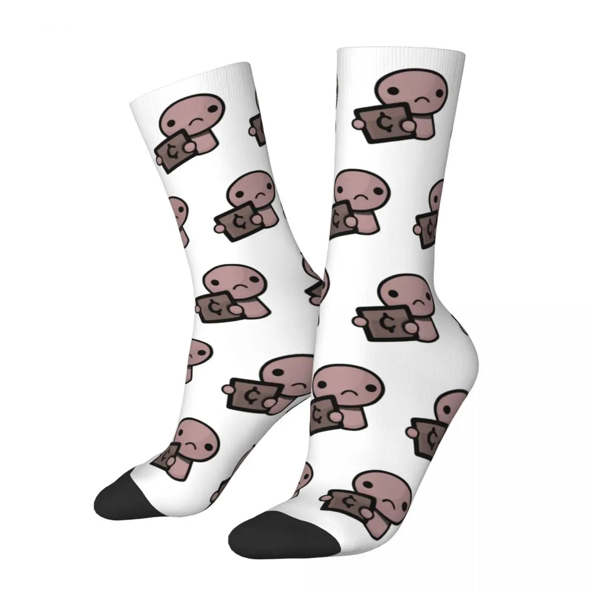 The Binding Of Isaac Judging You Socks Men Women Casual Socks Crazy Spring Summer Autumn Winter Middle Tube Stockings Gift