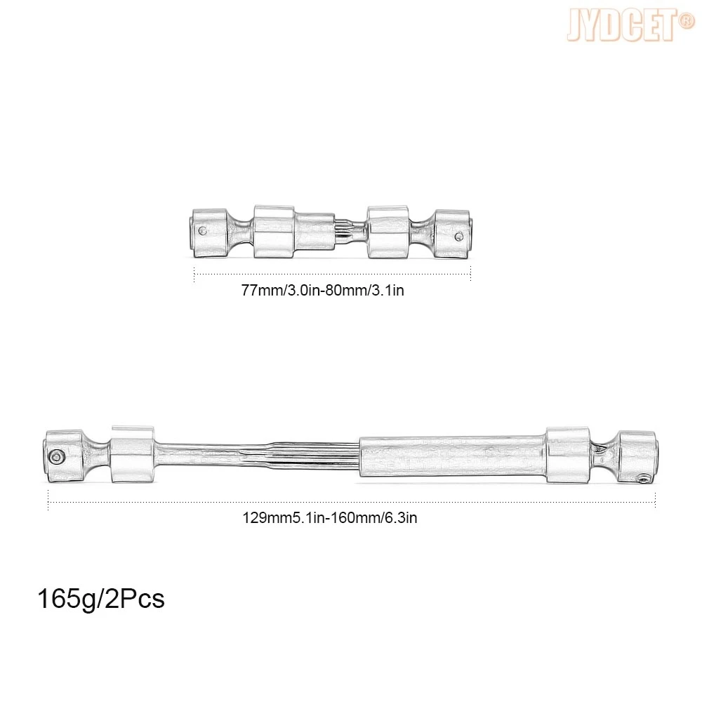 #8655 سبائك الصلب الصلب CVD مركز محرك رمح ترقية أجزاء ل RC Traxxas 1/10 E-MAXX T-MAXX E-ريفو قمة ريفو 3.3