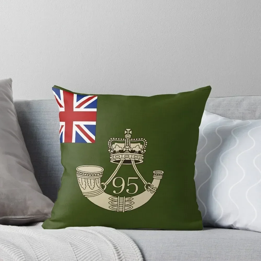 

Napoleonic British flag of the 95th Rifles Throw Pillow Cushions Home Decor Cushions For Sofa bed pillows pillow