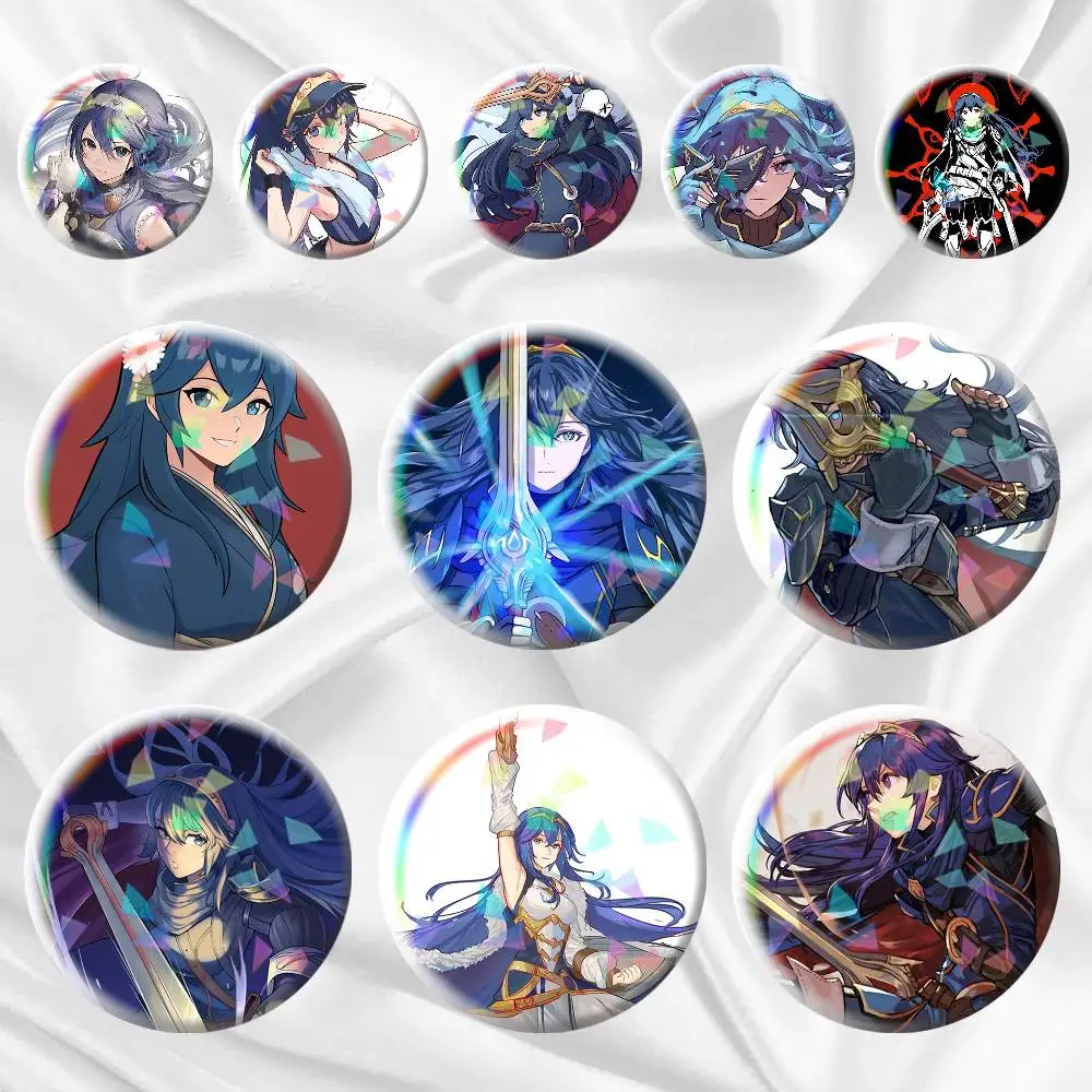 

Fire Emblem Awakening Lucina 75mm 44mm 25mm Brooch Backpack Hat Pins Accessories Toys Badge