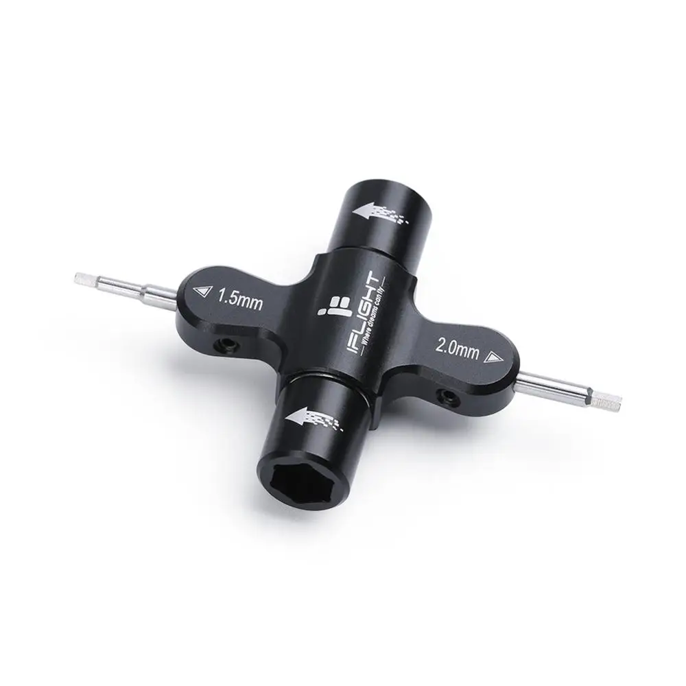 IFlight Quad M5 Nut Screw Wrench 1.5mm/2mm screwdriver with Built in One Way Bearing Tool for RC FPV Racing Drone