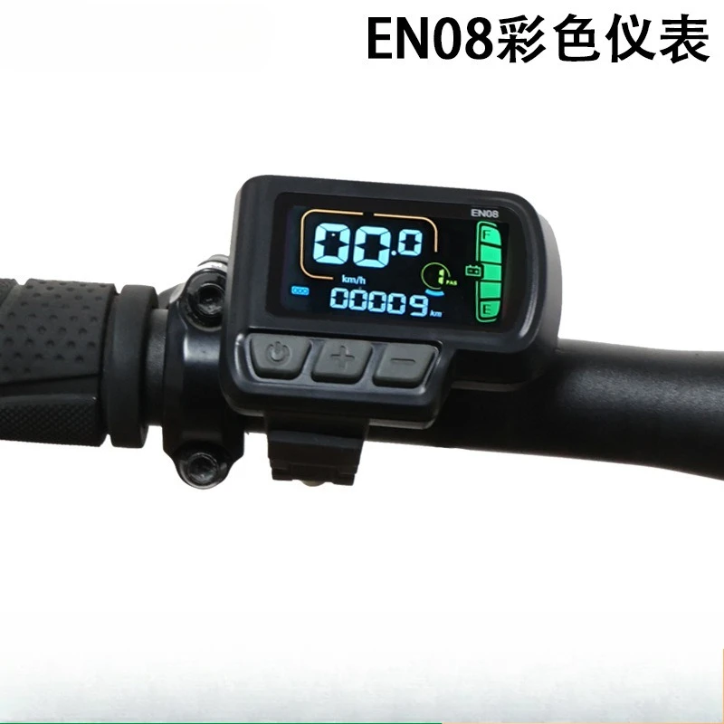 AliExpress NONE Electric bicycle EN08 smart LCD instrument, mountain bike scooter LCD speedometer display, waterproof cable, 5-pin