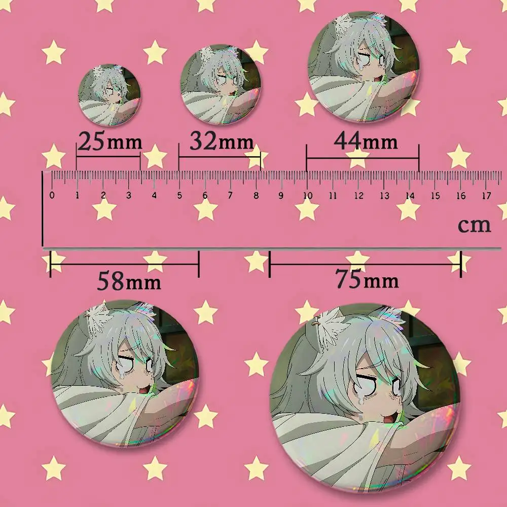 Y-Yanineko Yani C-Chainsmoker Cat Artist Alley Fan-made Merch Custom Badges 75mm 44mm 25mm 32mm 58mm Collect Gifts Large