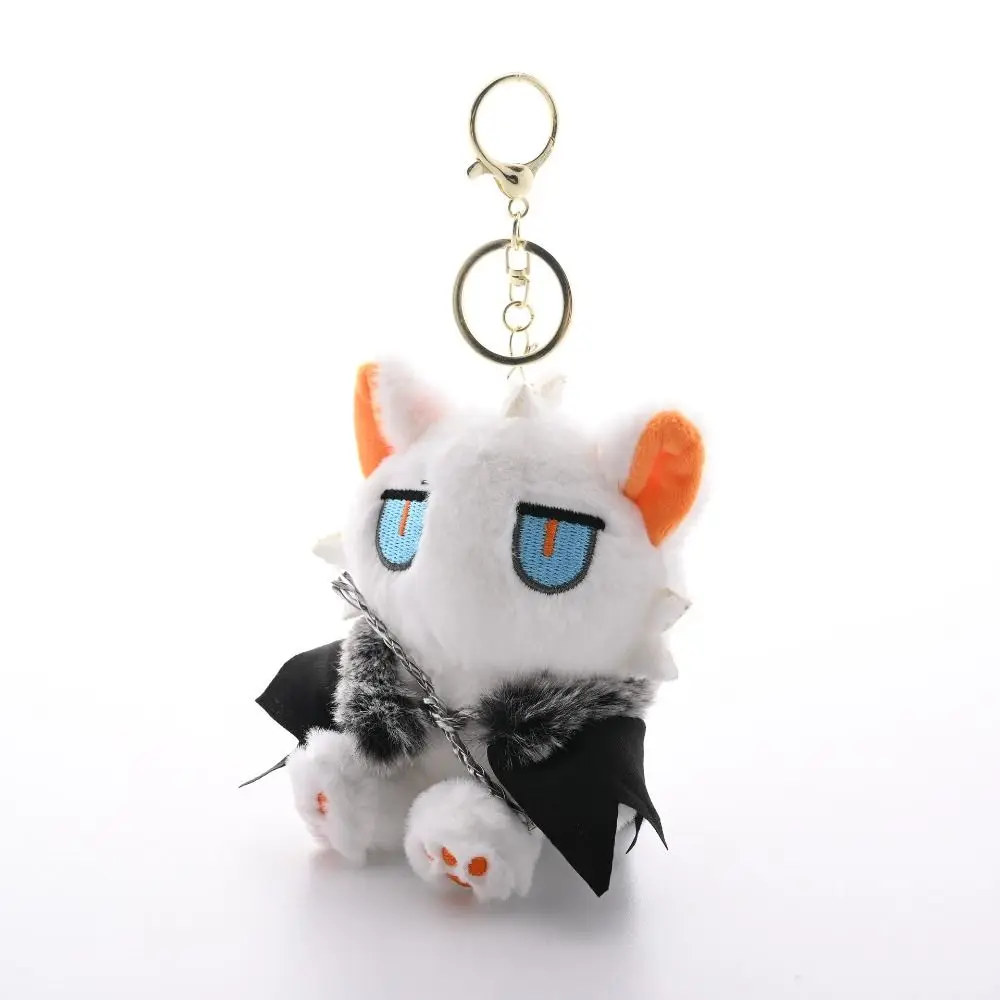 PP algodão demônio gato chaveiro fofo confortável capa gato chaveiro dos desenhos animados pendurado saco de pelúcia pingente meninos e meninas
