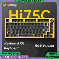 LEOBOG Hi75C Wireless Mechanical Keyboard Tri-mode Gasket 81Keys 4000mAh Custom PC Esports Laptop Gaming Keyboard Kit Hi75CPro
