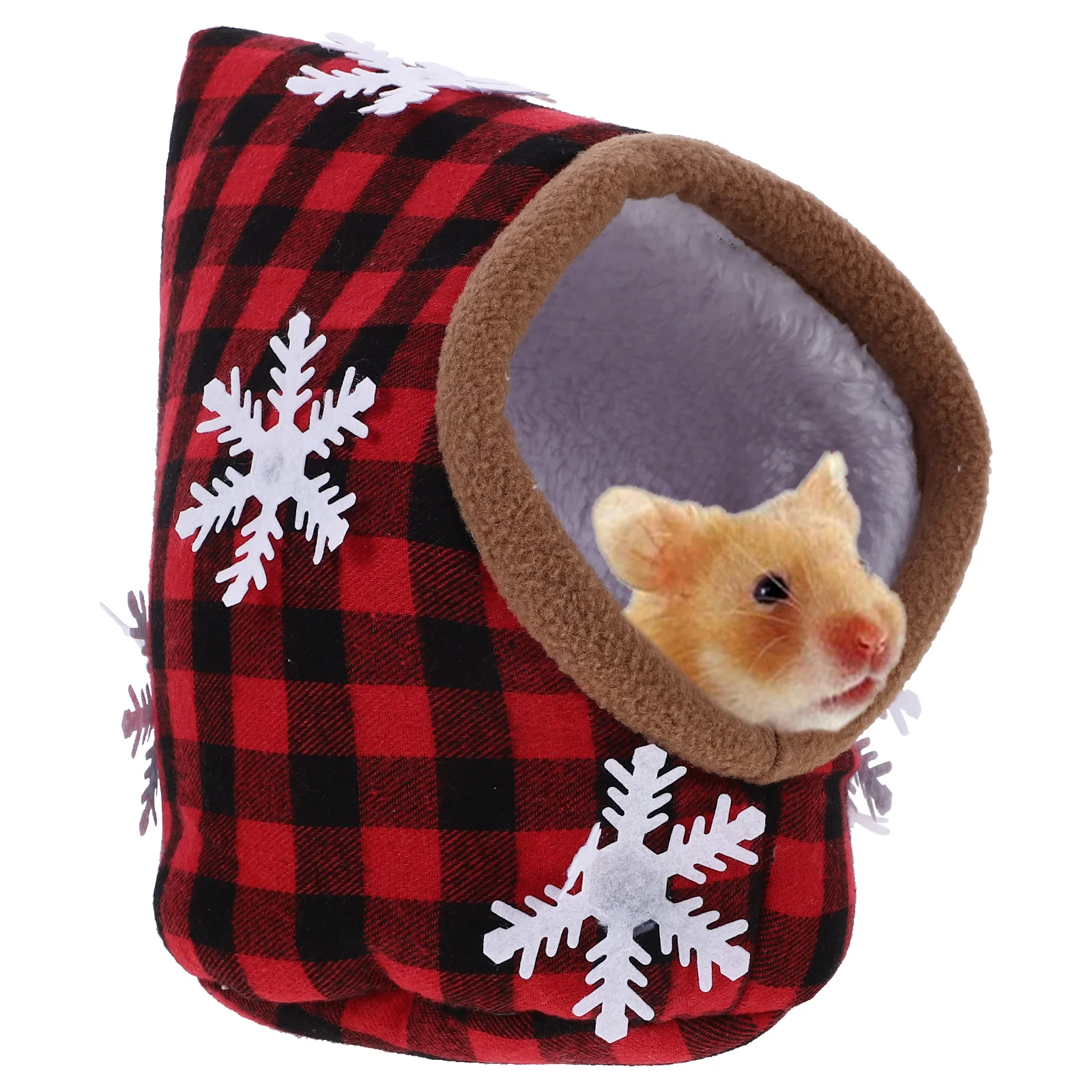 

Warm Cotton Nest Guinea Pig Hideout Sturdy Chinchilla House Hamster Hut Corner Play Practical Accessories Small Pets