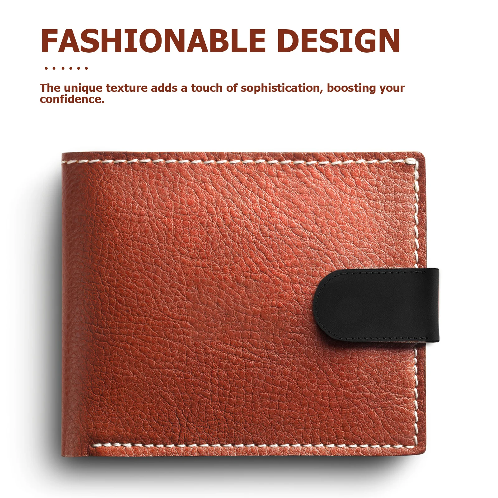 Penjepit Uang untuk Pria Wanita Dompet Minimalis PU Tempat Kartu Kredit Penjepit Uang Penyimpanan Magnetik untuk Bisnis dan Perjalanan